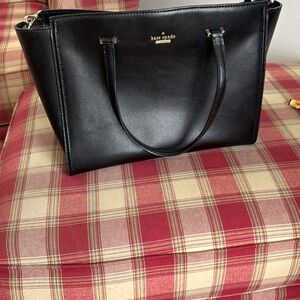 Kate Spade Black Structured Tote